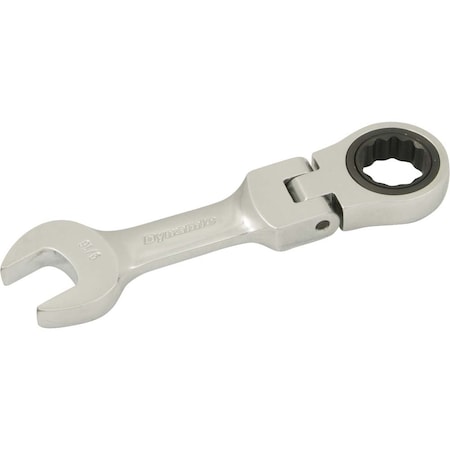Dynamic Tools 9/16" Stubby Flex Head Ratcheting Wrench D076218